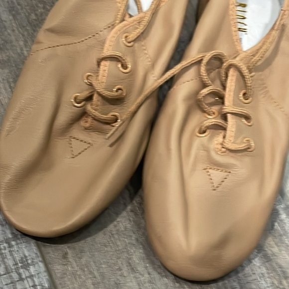 Bloch Split Sole Laced Nude Dance Shoes size 1 NEW - Picture 6 of 6